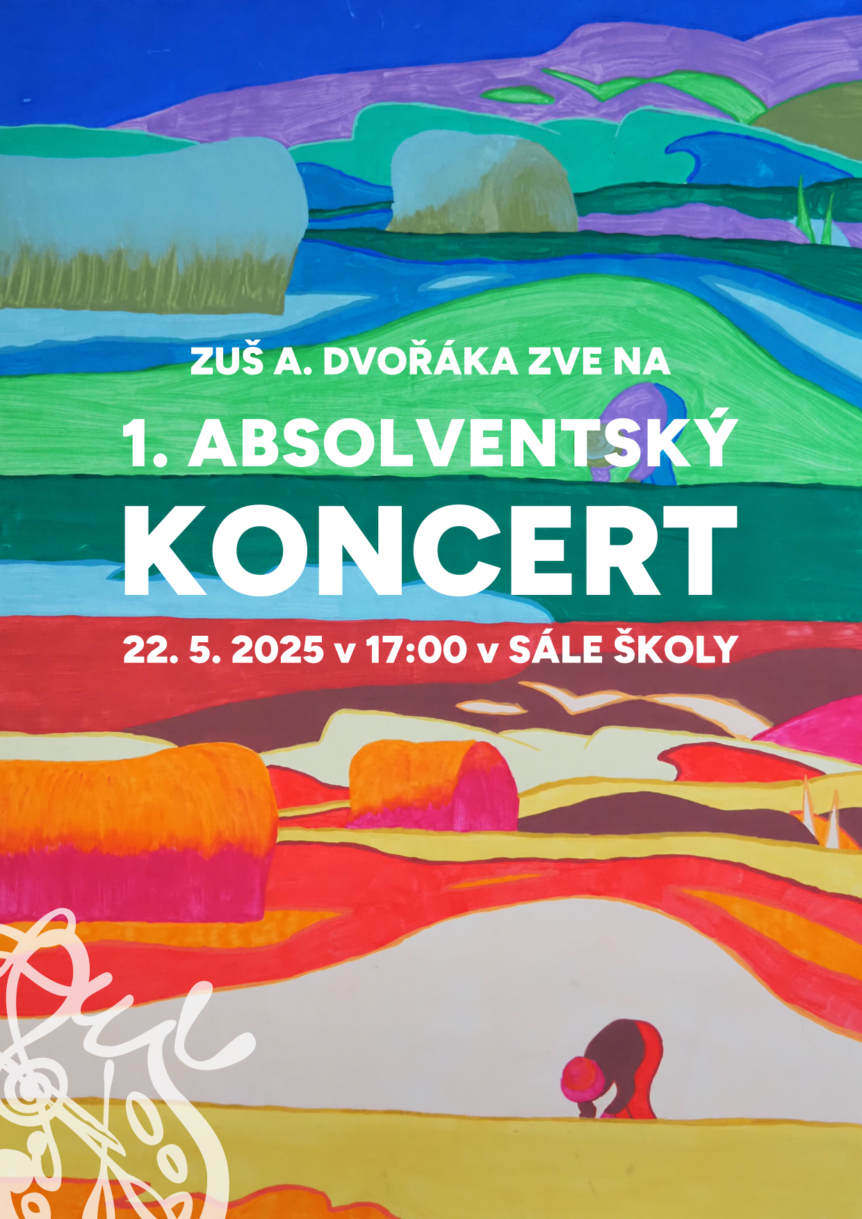 plakát první absolventský koncert 2025 v pdf
