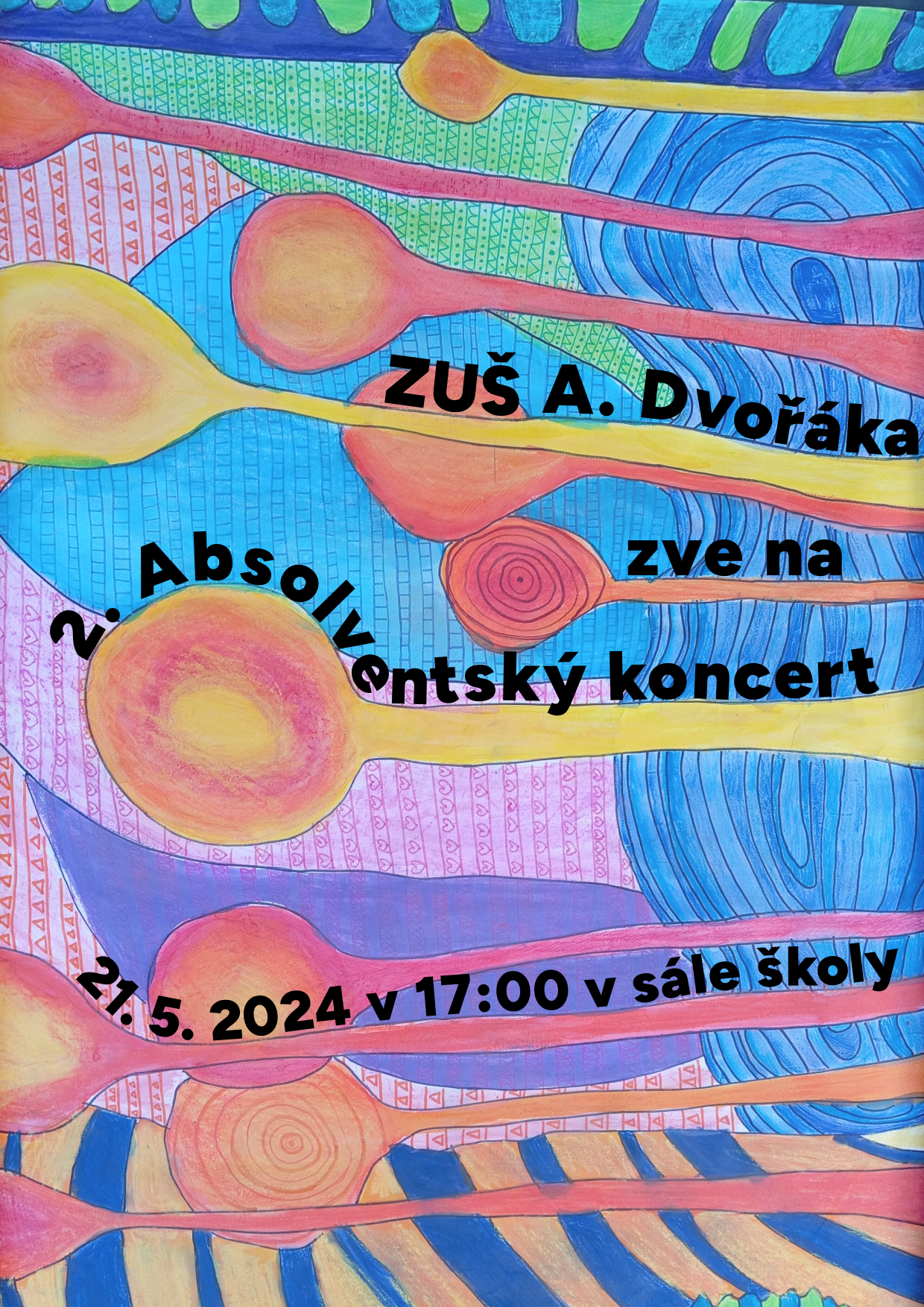 plakát druhý absolventský koncert 2024 v pdf