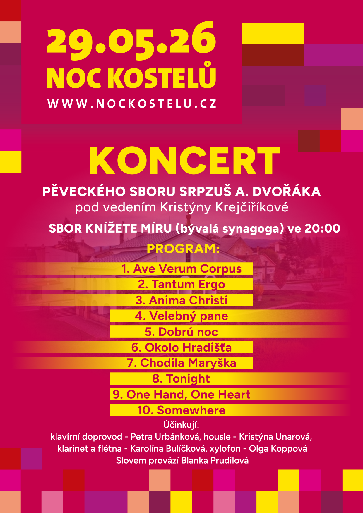 plakát Noc kostelů 2026 v pdf